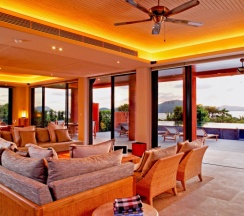 Вилла Residential с бассейном с 4 комнатами с видом на океан в Sri Panwa Phuket Luxury Pool Villa Hotel