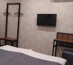 Номер комфорт семейный с 1 двуспальной кроватью в Smart Hotel Neo Туапсе