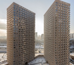 Meridian - премиум-апартаменты с отдельной спальней и гостиной около м.Сокол (15 этаж) в Smart Lofts Moscow