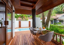 Двухместная Pool Villa Luxury Suite двуспальная кровать в Railay Bay Resort and Spa