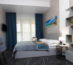 Апартаменты студия в MOKO Apartments на улице Народного ополчения