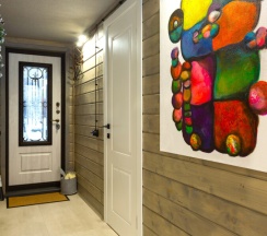 №6 A-Frame 50m2 с купелью (оснащение дома, стоимость купели и бани см. Подробнее) в Les holidays