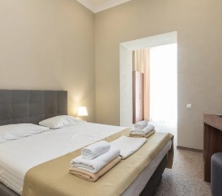 Двухместный номер Стандарт с видом на море двуспальная кровать в Нарт