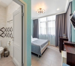 Двухместный полулюкс с двухспальной кроватью в Журавли