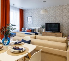 1-комнатные апартаменты студия в Rasko Home