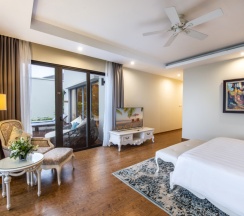 Четырёхместная вилла с 2 комнатами рядом с пляжем в Vinpearl Resort & Spa Nha Trang Bay
