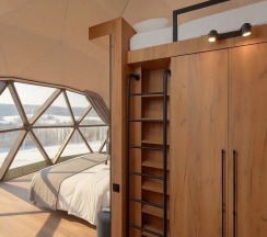 ГеоКупол с панорамным окном в Гуляй-город