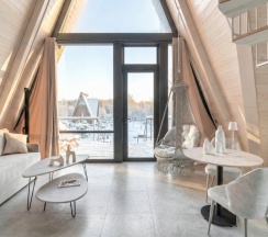 Дом белый №1 в Трофимов Берег