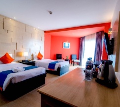 Двухместный номер Superior с частичным видом на море 2 отдельные кровати в Seabreeze Jomtien Resort