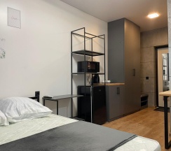 1-комнатный номер стандарт с 1 двуспальной кроватью в Городок