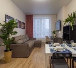 3-комнатные апартаменты студия Большая филевская улица 3к2 в Mira Apartments