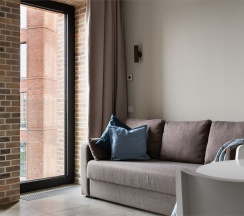 Deluxe апартамент для 4-х гостей с видом на город в SV Loft Apart