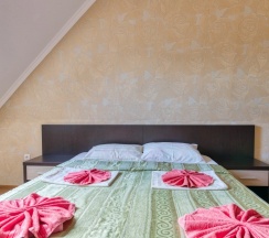 Двухместный люкс с 2 комнатами с балконом 2 отдельные кровати в Аист