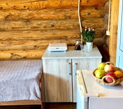 1–комнатный 5-местный Домик с мини-кухней и террасой в Кокос