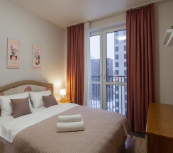 3-комнатные апартаменты студия Большая филевская улица 3к2 в Mira Apartments