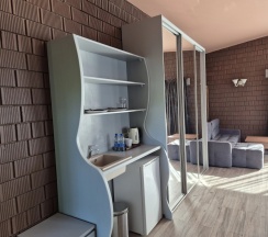 Двухместный люкс Big с красивым видом из окна двуспальная кровать в De`Lore park