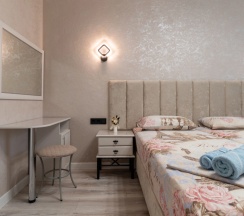 Двухместный номер Standard с балконом и с красивым видом из окна 2 отдельные кровати в Гостевой дом