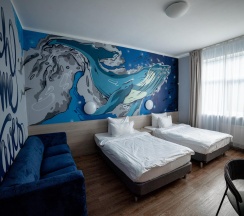 2-местный номер в блоке Extra Space с балконом и видом на горы в Ays Design Hotel