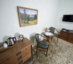 Одноместный номер стандарт первой категории с видом на монастырь в Покровская