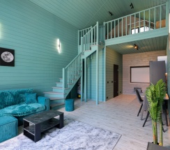 Дом с баней и мангалом LUNA 4 в Luna