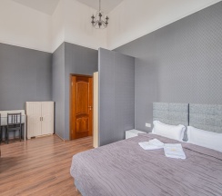 Двухместный люкс с красивым видом из окна двуспальная кровать в Ланселот