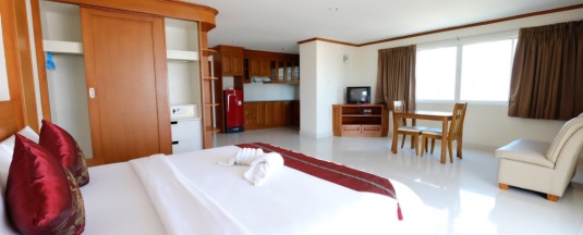 Двухместный номер Deluxe с красивым видом из окна двуспальная кровать в Phu View Talay Resort