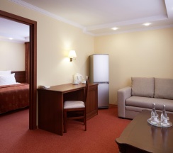 Номер люкс с 1 двуспальной кроватью в Azimut Отель Ставрополь