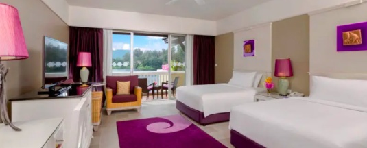 Двухместный номер с доступом к бассейну Laguna 2 отдельные кровати в Angsana Laguna Phuket