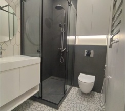 Апартаменты с гостиной и спальней в ЖК "Savin House" в Sibgat Apartments