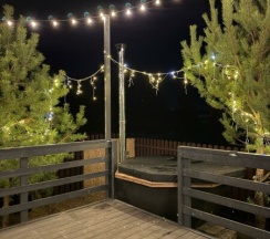 Фрейм с видом на озеро в Дом у озера