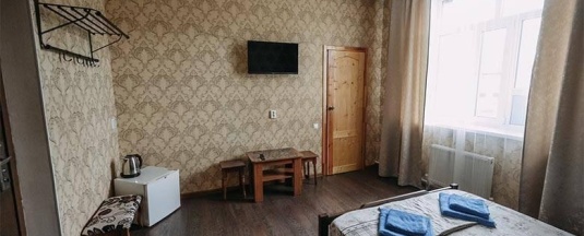 Номер стандарт с 1 двуспальной кроватью в Гостиный двор