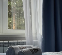 Двухместный номер Комфорт с видом на горы 2 отдельные кровати в Grand Terskol