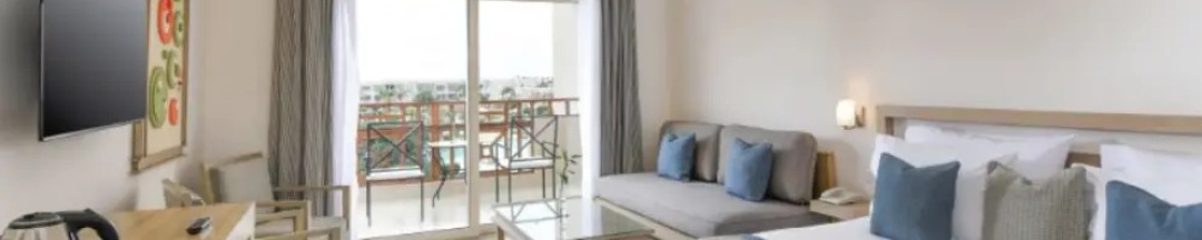 Двухместный номер Superior с частичным видом на море двуспальная кровать в Iberotel Makadi Beach - All inclusive