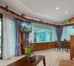 Двухместная вилла Pool Access с видом на океан двуспальная кровать в Chaba Cabana Beach Resort