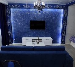 Синие апартаменты на Советской 45 с кондиционером в Апартаменты