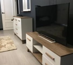 2-комнатные апартаменты стандарт с 1 двуспальной кроватью и диваном в Apart Ru Hotel