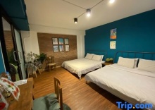 Четырёхместный номер Standard в T-House BKK 2floors near BTS with Swimming pool and Free Wifi