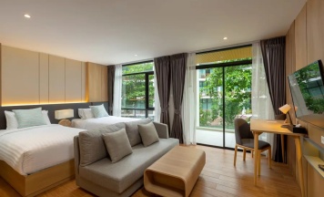 Двухместный номер Deluxe 2 отдельные кровати в Wyndham Garden Naithon Phuket