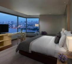 Двухместный полулюкс Avani с видом на реку (двуспальная кровать) в Avani+ Riverside Bangkok Hotel