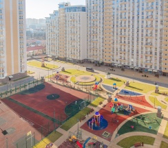 2-комнатные апартаменты стандарт с 1 двуспальной кроватью в Русская охота