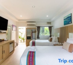 Двухместный полулюкс 2 отдельные кровати в Sangthong Resort