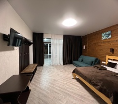 Четырехместный номер с балконом, террасой и видом на горы в Силагор