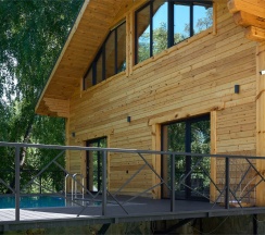 Вилла дуплекс апартаменты с бассейном в Маральник Altai Palace