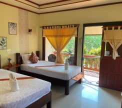Двухместный номер Standard с видом на сад 2 отдельные кровати в Starlight Haad Rin Resort