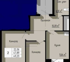 Квартира в Апартаменты на Дудинская 2 Б кв 261