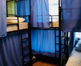 Кровать в общем мужском номере с 5-двухъярусными кроватями 20м² в Отель на Тимирязевской