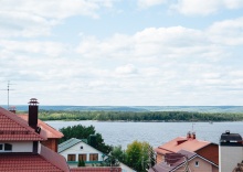 Улучшенные апартаменты с сауной, террасой и кухней в Акватория