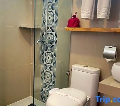 Четырёхместный номер Deluxe 2 отдельные кровати в IL Mare Sakura Resort Boracay