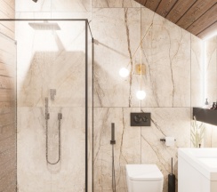 Коттедж VIP с балконом в Плавное течение