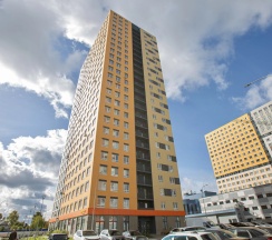 Апартаменты c 1 комнатой с балконом и с красивым видом из окна в Квартира Новая стильная для Вас